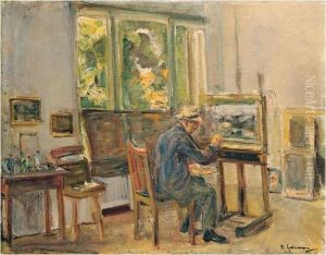 Der Kunstler In Seinem Atelier In Wannsee (the Artist In His Studio In Wannsee)