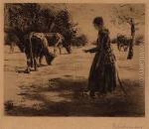 Auf Der Weide by Max Liebermann