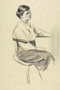 Bildnis Einer Jungen Dame by Max Liebermann