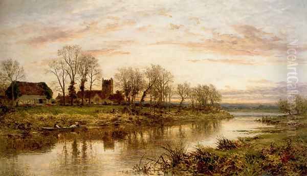 Evening On The Thames At Wargrave - view 1