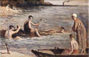 La Baignade by Maximilien Luce