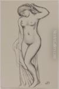 Sitzender Weiblicher Akt by Aristide Maillol