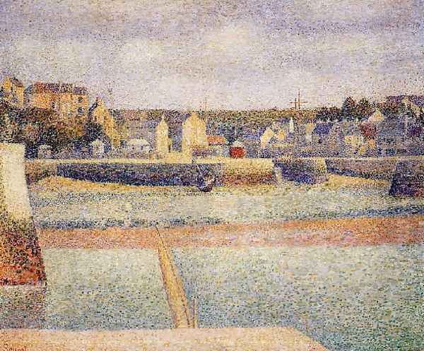 Port En Bessin The Outer Harbor Low Tide - view 1