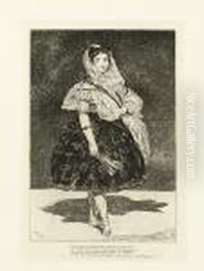 Lola De Valence. by Edouard Manet