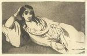 Odalisque. by Edouard Manet