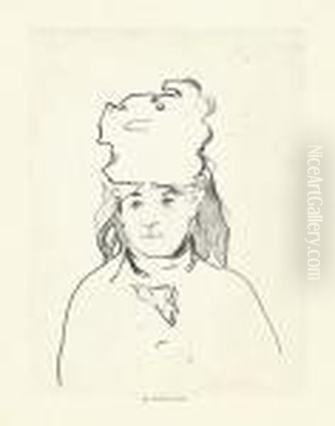 Berthe Morisot En Silhouette. - view 1