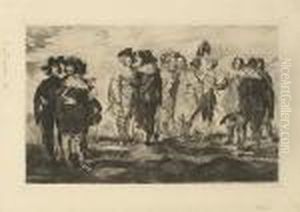 Les Petits Cavaliers. by Edouard Manet
