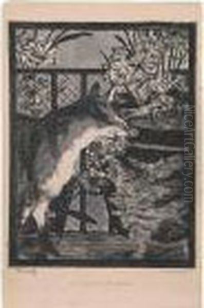 Le Chat Et Les Fleurs. - view 1