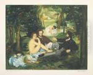 Dejeuner Sur L'herbe. by Edouard Manet