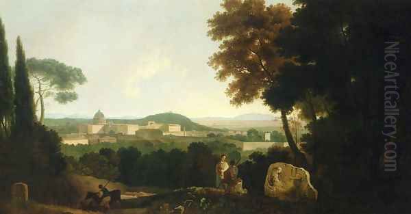 Rome from the Villa Madama I - view 1