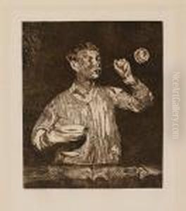 L'enfant Aux Bulles De Savon by Edouard Manet