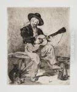 Le Chanteur Espagnol by Edouard Manet