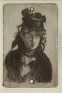 Berthe Morisot by Edouard Manet
