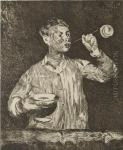 L'enfant Aux Bulles De Savon (guerin 54; Harris 63) by Edouard Manet