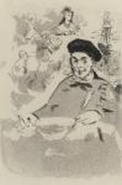 Theodore De Banville, Tourne A Gauche (guerin 61; Harris 82) - view 1