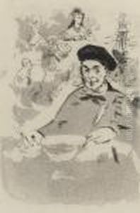 Theodore De Banville, Tourne A Gauche (guerin 61; Harris 82) by Edouard Manet