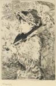 Jeanne (le Printemps) (guerin 47; Harris 88) by Edouard Manet