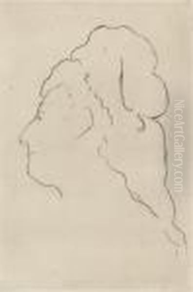 Eva Gonzales, Profil Tourne A Gauche (guerin 57; Harris 68) - view 1
