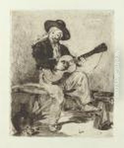 Le Chanteur Espagnol (le Guitarero) (guerin 16; Harris 12) - view 1