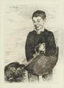 Le Gamin (g. 27; H. 31) by Edouard Manet