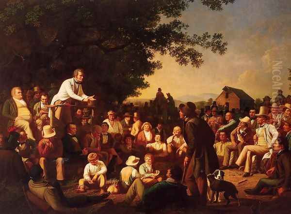 Stump Speaking by George Caleb Bingham