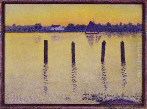 Voiliers sur l'Escaut by Theo van Rysselberghe
