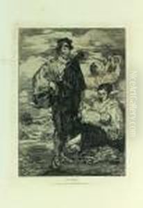 Les Gitanos. 315 X 225 by Edouard Manet