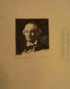 Charles Baudelaire De Face (3e Planche). 1865. by Edouard Manet