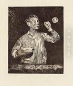 L'enfant Aux Bulles De Savon. 1868. by Edouard Manet