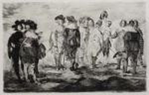 Les Petis Cavaliers by Edouard Manet