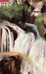 Jajcei vízesés (részlet), 1903 by Tivadar Kosztka Csontvary