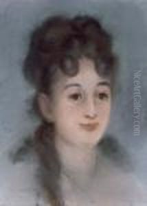 Portrait D'eva Gonzales by Edouard Manet