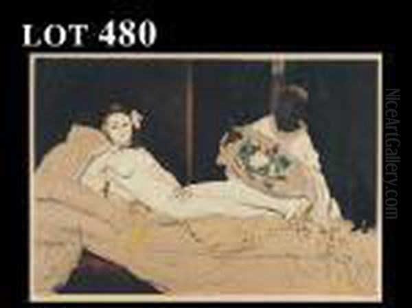 Jacques Villon - Olympia, After Manet - view 1