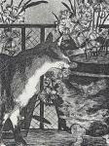 Le Chat Et Les Fleurs by Edouard Manet