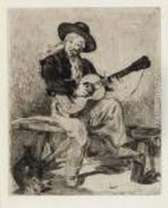 Le Guitarero by Edouard Manet