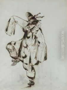 Pierrot Danseur by Edouard Manet