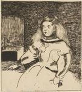 L'infante Marguerite (after Velasquez)