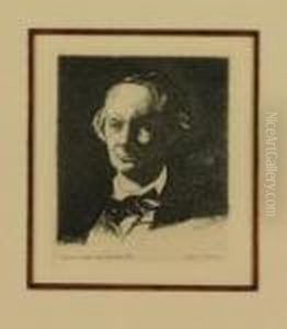 Beaudelaire De Face by Edouard Manet