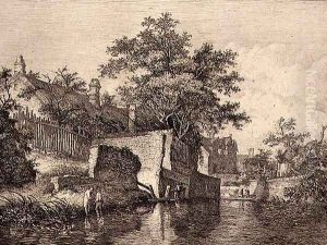 Front of The New Mills, 1813