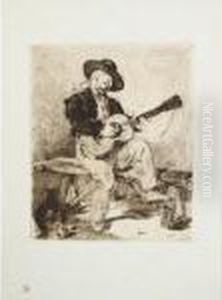 Le Chanteur Espagnol (h.12) by Edouard Manet
