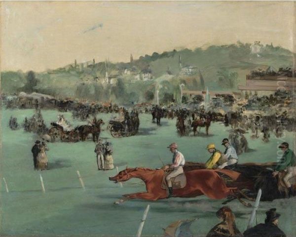 Les Courses Au Bois De Boulogne - view 1