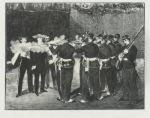 The Execution Of Maximilian (guerin 73; Harris 54; Isaacson 54; Fisher 49) by Edouard Manet