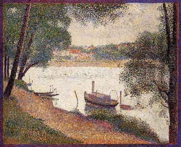 The Seine At La Grande Jatte In The Sprin - view 1