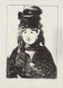 Berthe Morisot (harris 73; Guerin 77) by Edouard Manet