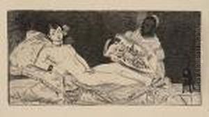 Olympia<</b> by Edouard Manet