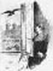 Edgar Allen Poe: Stephane Mallarme. Le Corbeau (h.83b; C; D; E; And F) by Edouard Manet