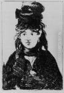 Berthe Morisot (gu...rin 77; Harris 73) by Edouard Manet