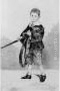 L'enfant A L'epee Tourne A Gauche. 1861.