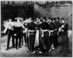 L'execution De Maximilien. 1868 by Edouard Manet