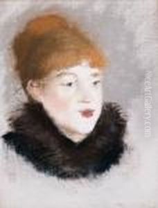 Tte De Femme
Pastel On Primed Canvas by Edouard Manet